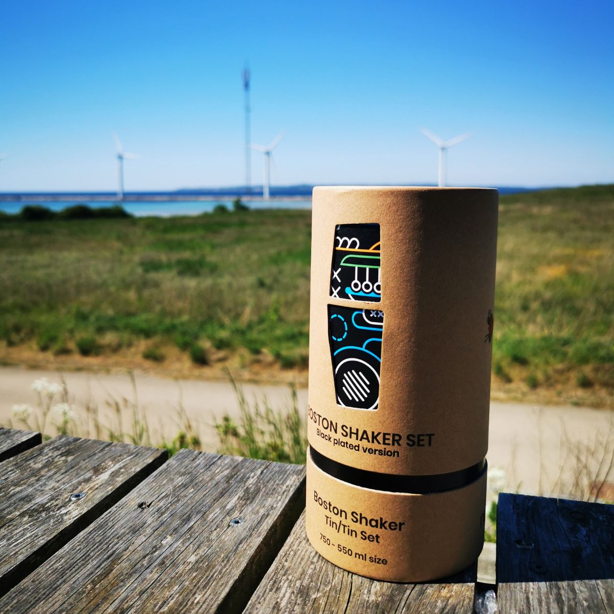 Shaker Boston Nordicbar in Acciaio Inox 75 cl Nero - immagine 2