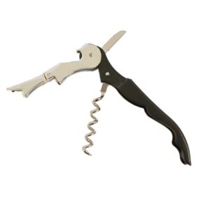 Apribottiglie Professionale Nero Doppia Leva