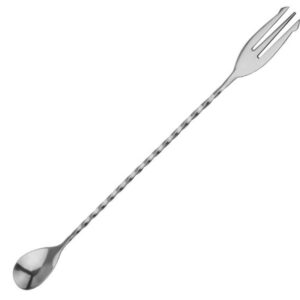 Cucchiaio da Bar Tridente 30 cm Acciaio