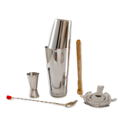 Set da Cocktail 6 Pezzi in Acciaio
