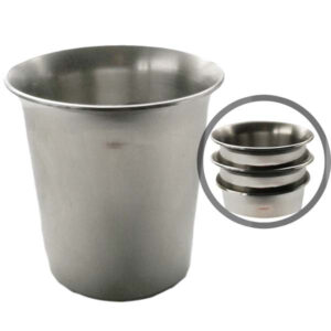 Bicchierino in Acciaio 4 cl (Impilabile)