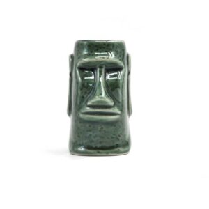 Bicchiere da Shot Tiki Moai 7,5cl Verde