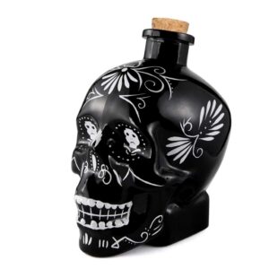 Decanter Teschio Tiki Nero 70 cl