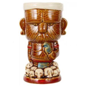 Teschio Tiki Boy 49 cl Marrone