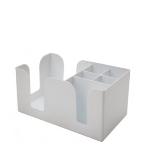 Porta Accessori Bar Bianco – Plastica